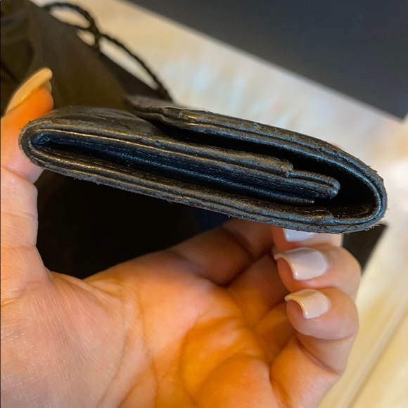 SOLD!!!! CHANEL Black Quilted Leather Card Holder - Picture 9 of 13